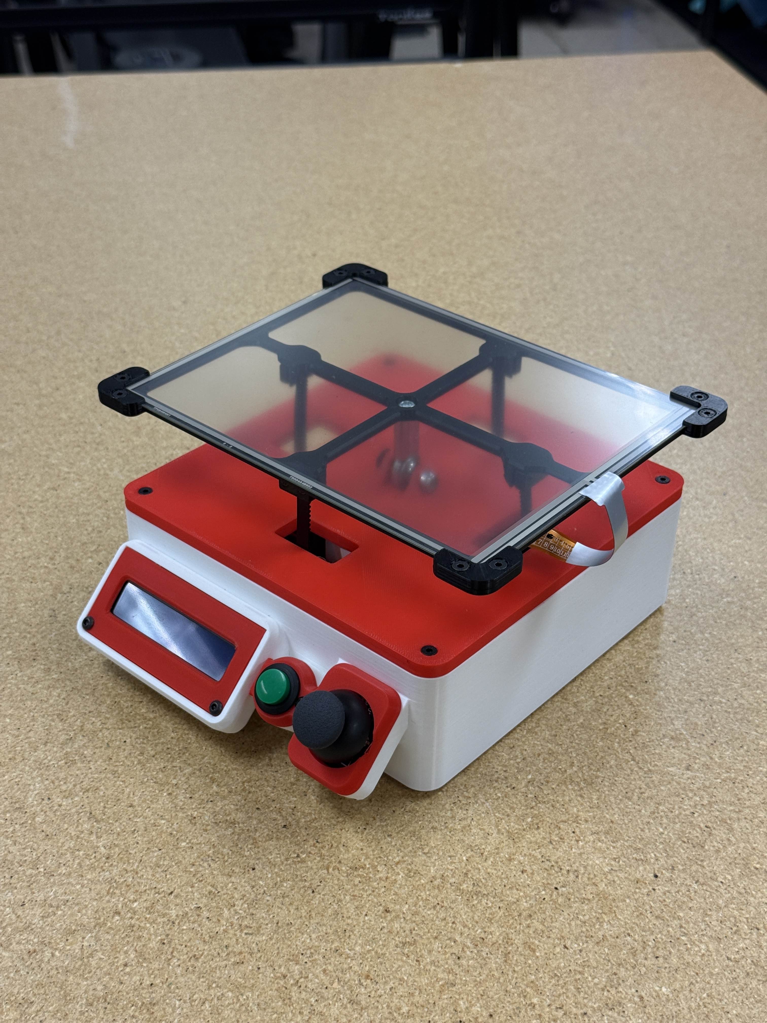 Fully assembled, old version of ball balancer